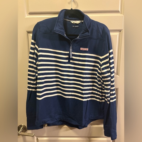 Vineyard Vines Tops - Vineyard Vines Blue Quarter-Zip Pullover